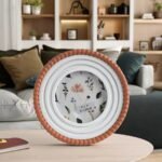 Round Wooden Beads Photo Frame