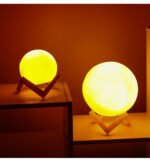 Rechargeable LED 3D Moon Lamp - Image 5