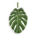 Monstera Leaf Hanging Bathroom & Kitchen Towel (2 pcs ) - Image 6